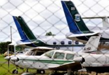 MS: Governo esquece aviões e hangar vira ferro-velho