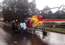 Arcanjo socorre criança em acidente automobilístico