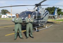 Divisão de Operações Aéreas da Receita Federal forma dois novos Comandantes de Helicóptero
