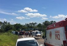 Guapo 9 apoia o resgate de vítimas em acidente com ônibus na RS-030