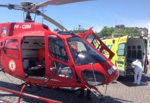 Bombeiro 03 resgata duas crianças vítimas de atropelamento por trem