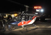 Pássaro colide com helicóptero médico forçando pouso de emergência