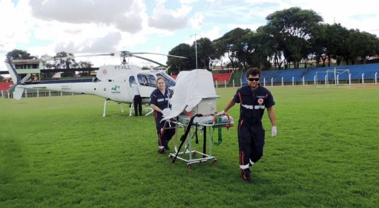 Atendimento aeromédico do Consamu/PR custa em média R$ 38,5 mil por paciente