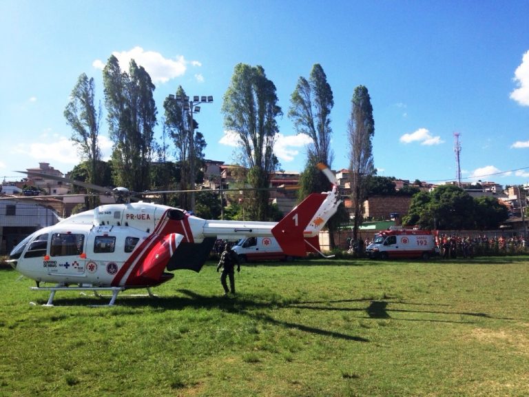 BOA/MG: Arcanjo 4 socorre vitima de descarga elétrica