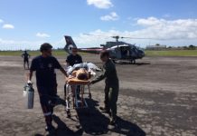 BPMOA resgata homem envolvido em acidente de trânsito em Alexandra-Matinhos, no litoral do estado