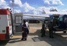 GRAer/BA realiza transporte inter-hospitalar com o avião Grand Caravan