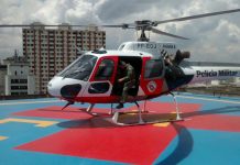 Águia da PM faz transporte de órgãos e ajuda a salvar vidas