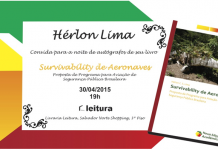 Lançamento: “Survivability de Aeronaves – Uma Proposta de Programa para Aviação de Segurança Pública Brasileira”