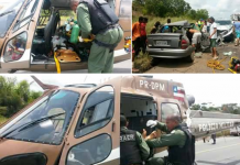 Graer participa de salvamento de vitimas envolvidas em acidente na BA-524