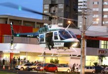 Graer em Londrina está sem helicóptero desde sexta-feira passada