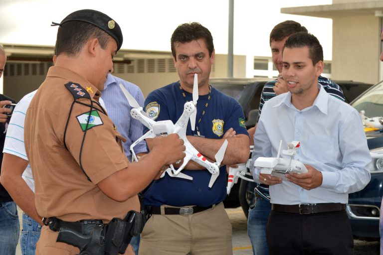 Segurança Pública do Paraná realiza capacitação de policiais para uso de drone