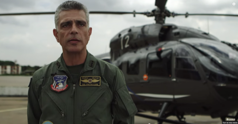 GRPAe/SP participa de demonstração do novo H145