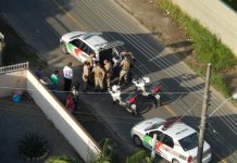 BAPM/SC apoia viaturas e auxilia na prisão de suspeito armado