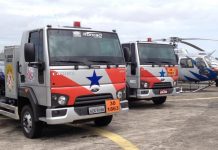 GRAESP recebe caminhões equipados com tanque de combustível