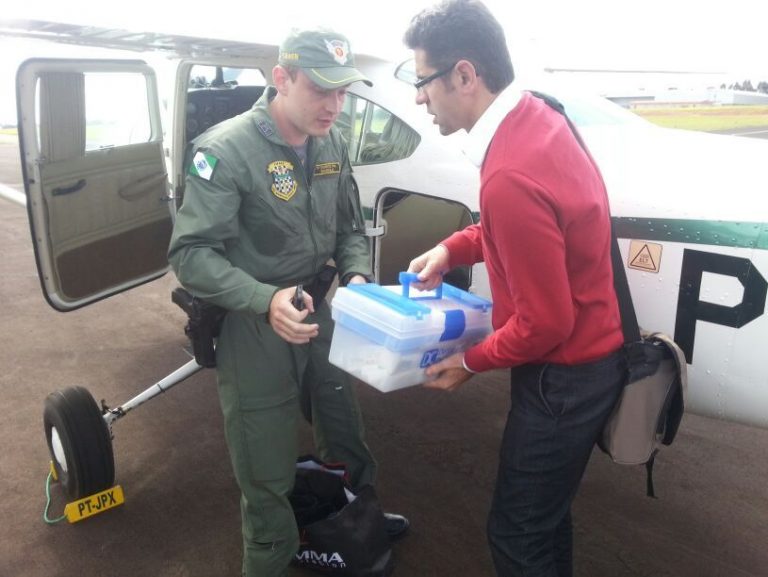 Falcão 05 realiza transporte de órgãos para transplante