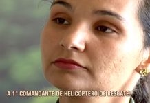 Corpo de Bombeiros tem a primeira mulher comandante de um helicóptero de resgate
