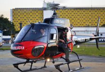 Helicóptero da Polícia Civil flagra desmanche na Zona Leste de SP