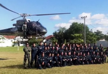 Policiais de Corumbá recebem primeiro treinamento de operações aéreas do interior do Estado