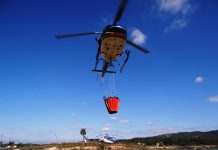 Batalhão de Radiopatrulhamento Aéreo da PMMG realiza treinamento de combate a incêndio e resgate de vítimas