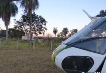 Águia 02 resgata vítima de acidente automobilístico