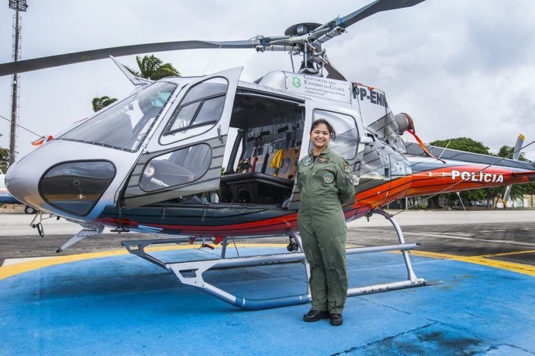 Ciopaer 20 anos: uma mulher pilotando nas forças de segurança do Estado do Ceará