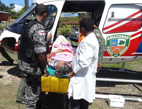 GRAER/AM resgata vítima de acidente vascular cerebral em comunidade rural de Itacoatiara