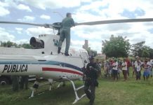 Helicóptero que fiscaliza irrigantes realiza pouso forçado no sertão da Paraíba