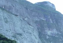 Bombeiros encontram corpo de esportista que caiu da Pedra da Gávea