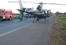 Núcleo de Operações Aéreas apoia policiamento durante Exposição Agropecuária de Ariquemes