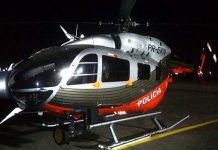 Helicóptero do Ceará é enviado para apoiar segurança nos presídios do RN