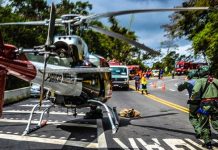 Águia salva vítima de explosão na Rodovia dos Tamoios