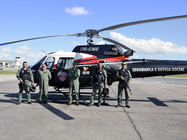 Equipe do helicóptero Acauã realiza mais de 320 operações em 11 meses de atuação