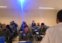 Tripulação do Potiguar 01 participa de palestra sobre prevenção auditiva