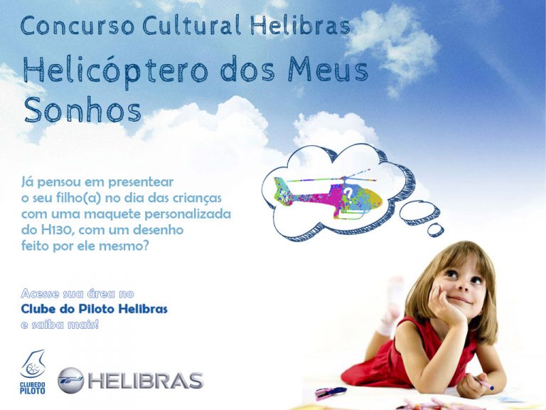 Helibras promove concurso “Helicóptero dos meus sonhos” para o Dia das Crianças
