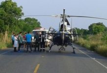 Ciopaer resgata vítima de acidente entre Leverger e Barão de Melgaço