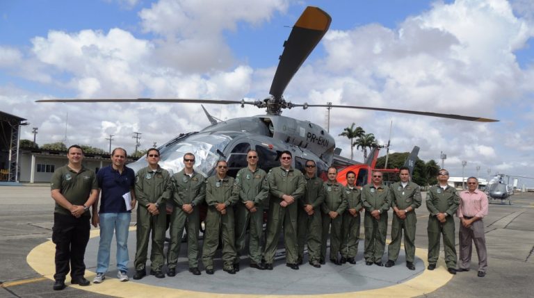 Pilotos da CIOPAER participam de capacitação para atuarem na aeronave EC 145