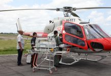 Saúde faz treinamento para profissionais que atuam no Samu Aeromédico