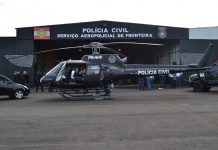 Parceria entre o Samu e Serviço Aeropolicial de Fronteira (Saer/Fron), em Santa Catarina