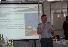 XV SENABOM: Cel PM Gambaroni fala sobre a importância da Segurança Operacional na Aviação de Segurança Pública ao CNCG
