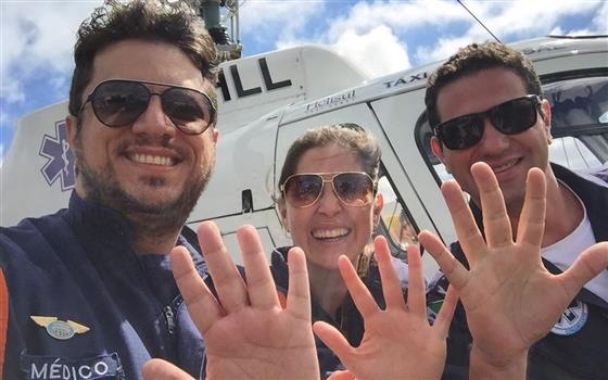 Transporte aéreo do Governo do Estado do Paraná salva bebê prematuro