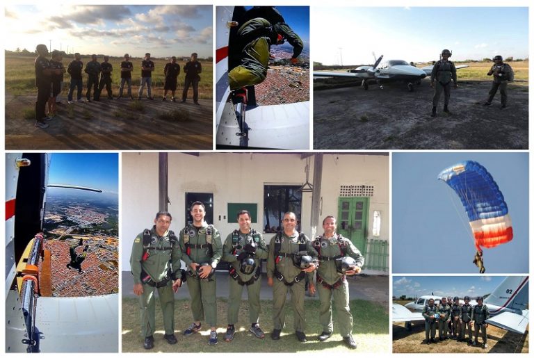 Grupamento Tático Aéreo de Sergipe iniciou curso de paraquedismo para seus tripulantes