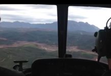 Peritos da Polícia Civil sobrevooam região de Mariana/MG