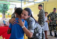 Crianças se emocionam com festa organizada pelo Ciopaer