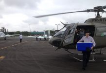 Águia auxilia no transporte de médicos que captaram órgãos em hospital de Jaraguá do Sul
