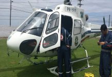 Potiguar 01 faz transporte aeromédico de criança que foi atropelada no Seridó