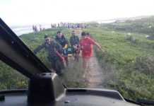 Águia 01 da PM de Santa Catarina resgata vítima de afogamento