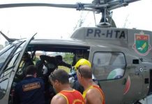 Águia 01 socorre 4 pessoas em um dia de trabalho e apoia Arcanjo