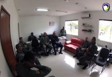 Grupamento Tático Aéreo recebe a visita do novo Comandante Geral da PMSE