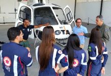 Grupo de estudantes de medicina e enfermagem realizam visita técnica ao GTA/SE