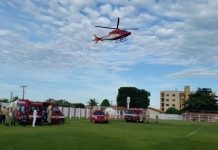 Bombeiros socorrem vítimas de grave acidente na GO-147